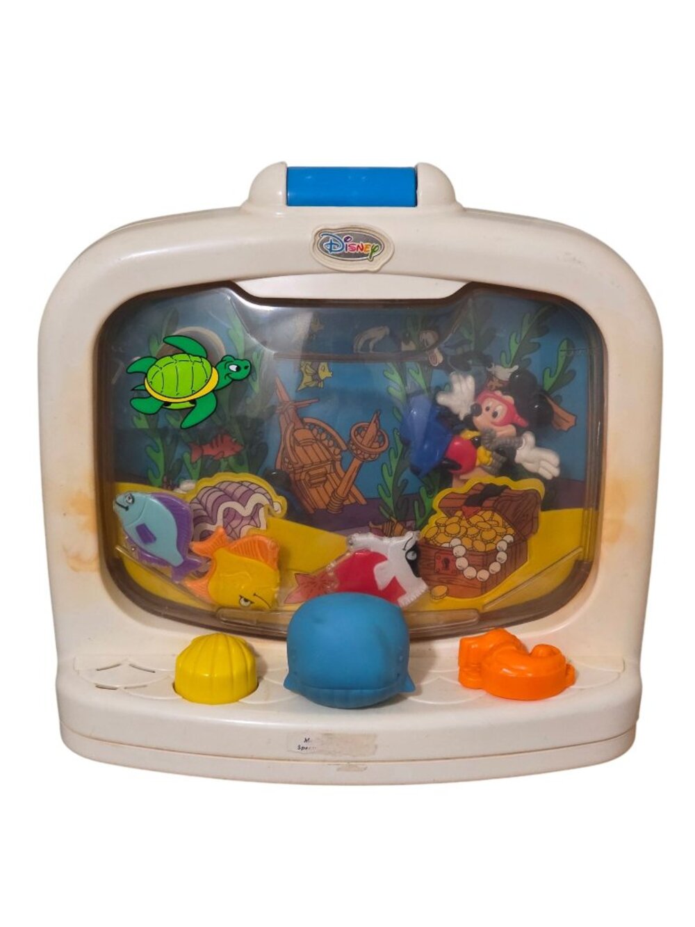 Vintage Disney Mattel Mickey Mouse Musical Bubbling Aquarium MIB 1994 Works